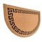 First Concept First Concept 24 in. W X 36 in. L Black/Brown Greek Key Coir Door Mat FC-72019 - alternate 2